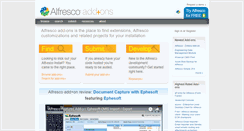 Desktop Screenshot of addons.alfresco.com